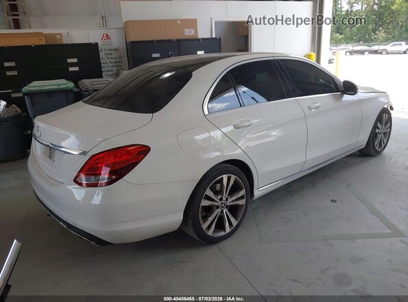 55SWF4JBXJU270340 2018 MERCEDES-BENZ C-CLASS White Задня права чверть