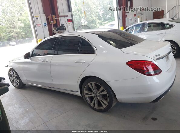 55SWF4JBXJU270340 2018 MERCEDES-BENZ C-CLASS White Панорамний вид салону 360°
