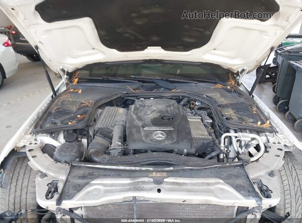 55SWF4JBXJU270340 2018 MERCEDES-BENZ C-CLASS White Вид ззаду