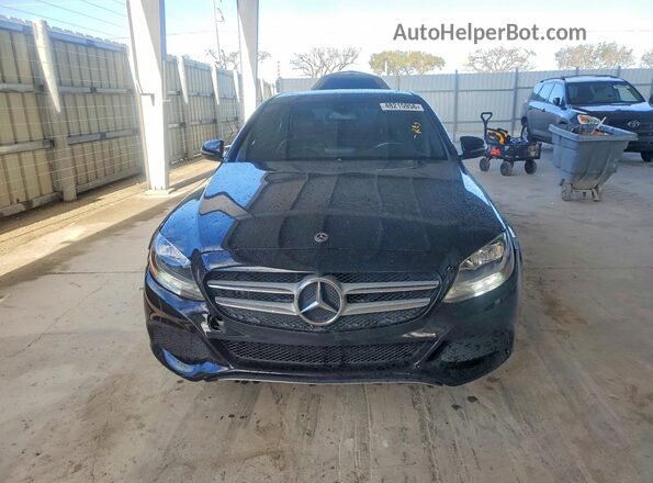 55SWF4JBXJU275683 2018 MERCEDES-BENZ C Black Դիմացի տեսք
