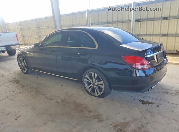 55SWF4JBXJU275683 2018 MERCEDES-BENZ C Black Հետևի ձախ