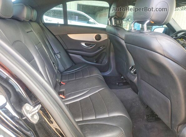 55SWF4JBXJU275683 2018 MERCEDES-BENZ C Black Հետևի նստատեղերի տեսք