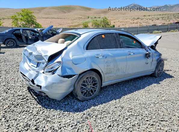 55SWF4KB0GU125749 2016 MERCEDES-BENZ C Silver Задня права чверть
