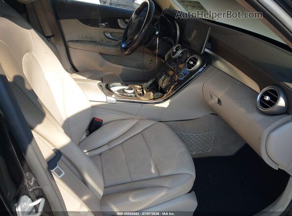 55SWF4KB0GU129770 2016 MERCEDES-BENZ C-CLASS Black Սալոնի դիմացի տեսք