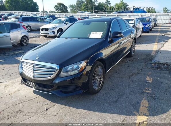 55SWF4KB0GU129770 2016 MERCEDES-BENZ C-CLASS Black Դիմացի տեսք