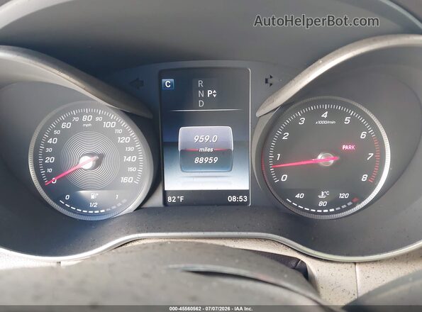 55SWF4KB0GU129770 2016 MERCEDES-BENZ C-CLASS Black Հետևի նստատեղերի տեսք