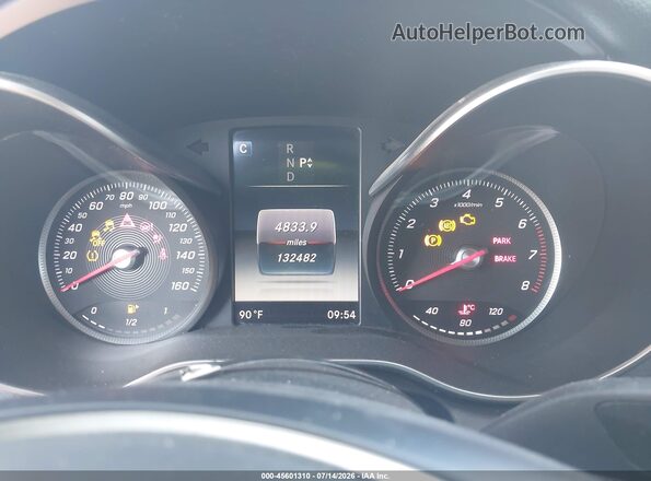 55SWF4KB0GU133012 2016 MERCEDES-BENZ C-CLASS Gray Vista de los asientos traseros