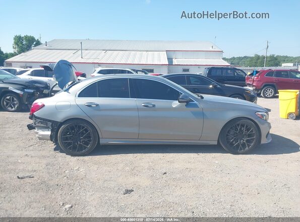 55SWF4KB0GU133012 2016 MERCEDES-BENZ C-CLASS Gray Vista interior de 360 grados