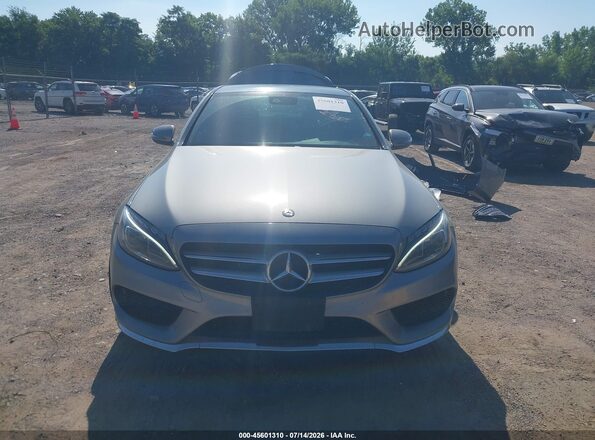 55SWF4KB0GU133012 2016 MERCEDES-BENZ C-CLASS Gray Vista interior trasera