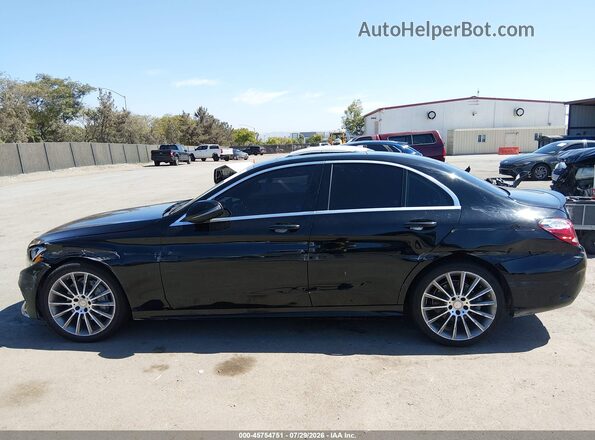 55SWF4KB0GU135777 2016 MERCEDES-BENZ C-CLASS Black Widok wnętrza 360 stopni