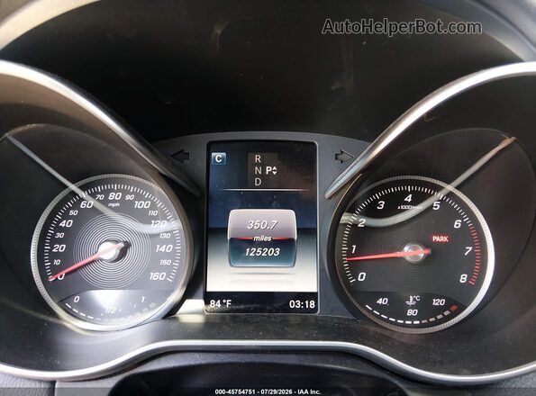 55SWF4KB0GU135777 2016 MERCEDES-BENZ C-CLASS Black Widok tylnych siedzeń