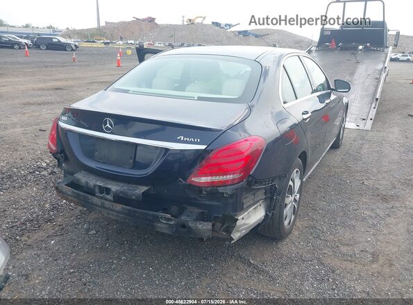 55SWF4KB0GU140753 2016 MERCEDES-BENZ C-CLASS Синий Вид спереди