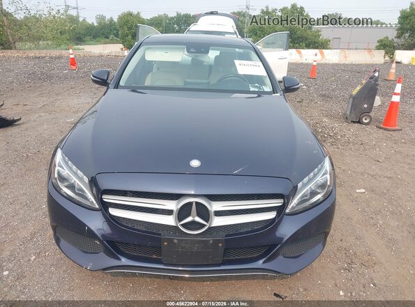 55SWF4KB0GU140753 2016 MERCEDES-BENZ C-CLASS Синий Вид щитка приборов