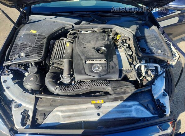 55SWF4KB0GU161795 2016 MERCEDES-BENZ C-CLASS Blue უკანა სალონის ხედი