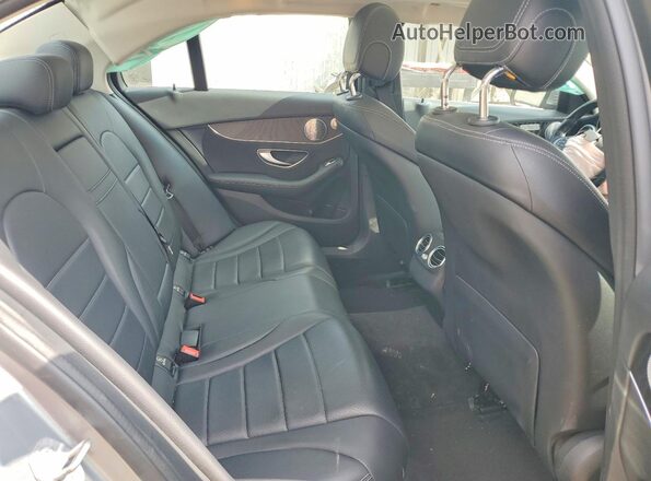 55SWF4KB0GU162459 2016 MERCEDES-BENZ C Silver Widok tylnych siedzeń
