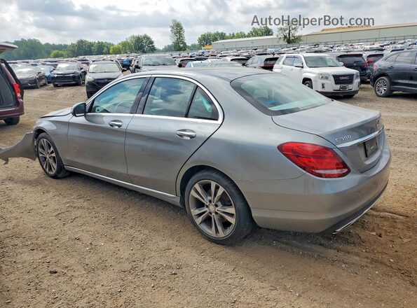 55SWF4KB0GU162459 2016 MERCEDES-BENZ C Silver Tył lewy
