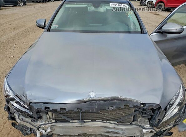 55SWF4KB0GU162459 2016 MERCEDES-BENZ C Silver Widok wnętrza z tyłu