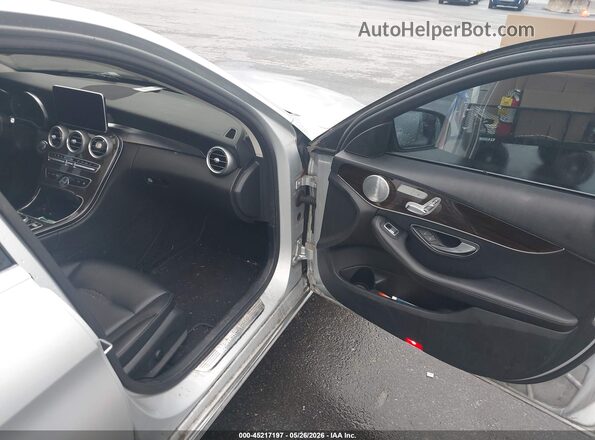 55SWF4KB0GU178368 2016 MERCEDES-BENZ C-CLASS Silver Front interior view