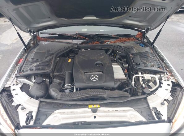 55SWF4KB0GU178368 2016 MERCEDES-BENZ C-CLASS Silver Rear view