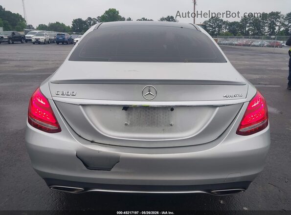 55SWF4KB0GU178368 2016 MERCEDES-BENZ C-CLASS Silver 