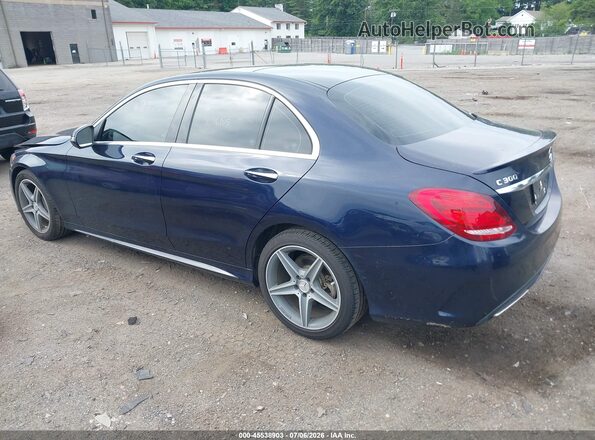 55SWF4KB0HU182681 2017 MERCEDES-BENZ C-CLASS Black Widok wnętrza 360 stopni