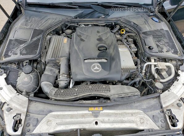 55SWF4KB0HU188187 2017 MERCEDES-BENZ C Black უკანა სალონის ხედი