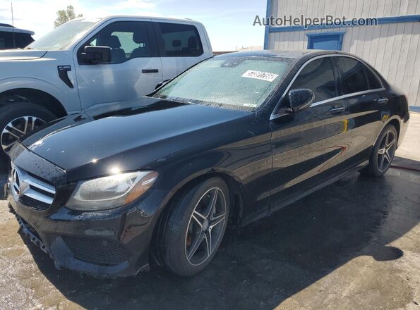 55SWF4KB0HU193499 2017 MERCEDES-BENZ C Black 