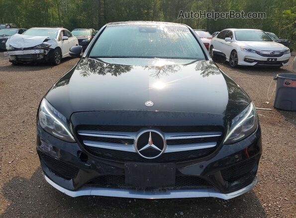 55SWF4KB0HU208860 2017 MERCEDES-BENZ C Black Դիմացի տեսք