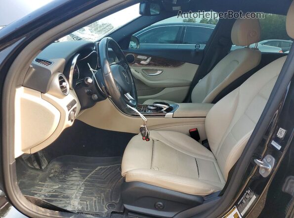 55SWF4KB0HU208860 2017 MERCEDES-BENZ C Black Սալոնի դիմացի տեսք