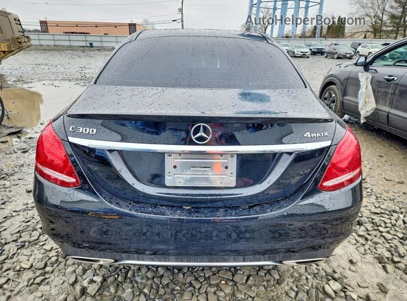 55SWF4KB0HU212519 2017 MERCEDES-BENZ C Black Vista trasera
