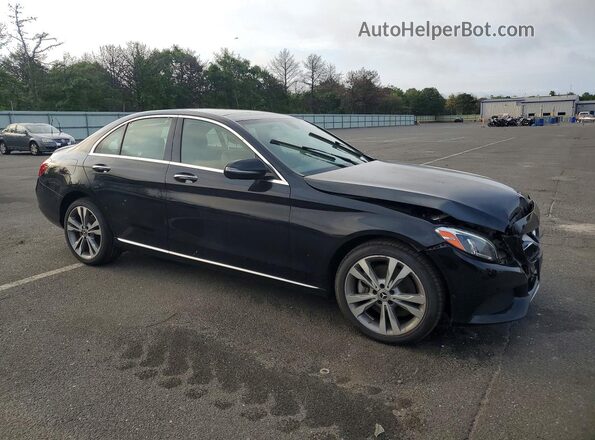 55SWF4KB0JU259183 2018 MERCEDES-BENZ C Black Առջևի աջ