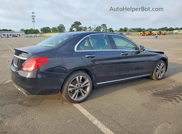 55SWF4KB0JU259183 2018 MERCEDES-BENZ C Black Հետևի աջ
