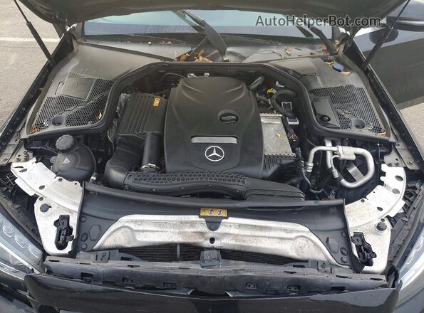 55SWF4KB0JU259183 2018 MERCEDES-BENZ C Black Սալոնի հետևի տեսք