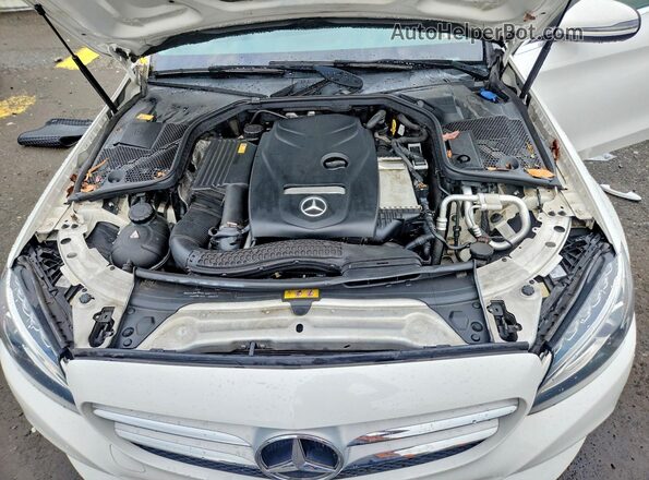 55SWF4KB1GU102643 2016 MERCEDES-BENZ C Белый Вид задней части салона