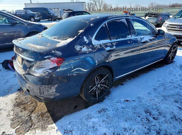 55SWF4KB1GU104280 2016 MERCEDES-BENZ C Gray უკანა მარჯვენა