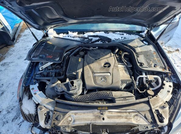 55SWF4KB1GU104280 2016 MERCEDES-BENZ C Gray უკანა სალონის ხედი