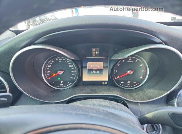 55SWF4KB1GU104280 2016 MERCEDES-BENZ C Gray ხელსაწყოთა პანელის ხედი