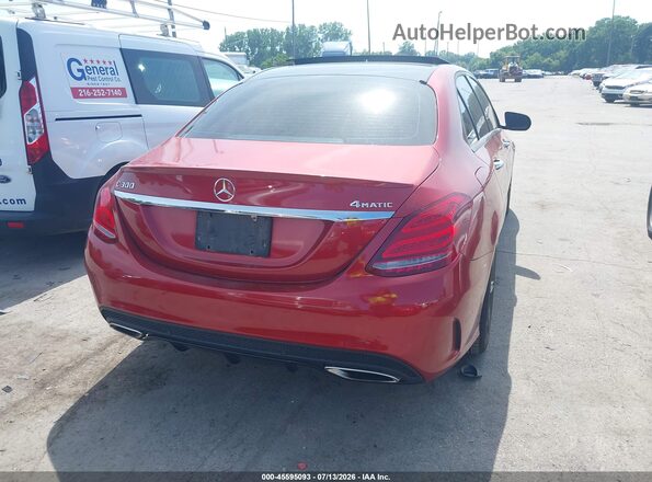 55SWF4KB1GU105865 2016 MERCEDES-BENZ C-CLASS Red 