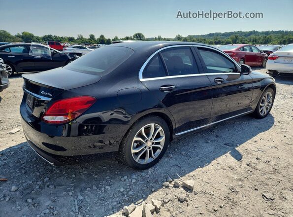 55SWF4KB1GU106840 2016 MERCEDES-BENZ C Black Rear right