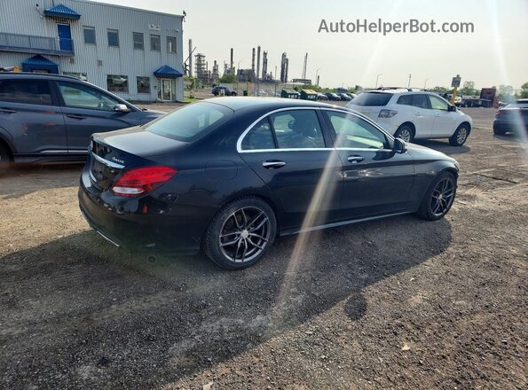 55SWF4KB1GU113366 2016 MERCEDES-BENZ C Black Rear right