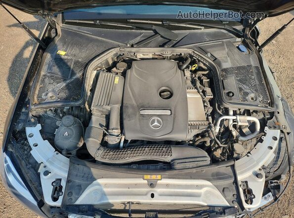 55SWF4KB1GU113366 2016 MERCEDES-BENZ C Black Rear interior view