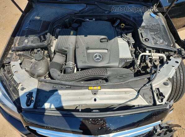 55SWF4KB1GU120480 2016 MERCEDES-BENZ C Black Вид задньої частини салону