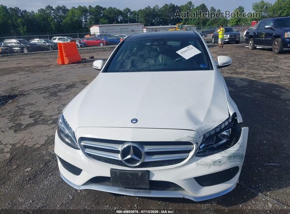 55SWF4KB1GU137344 2016 MERCEDES-BENZ C-CLASS White Սարքավորումների վահանակի տեսք