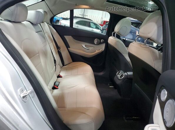 55SWF4KB1GU154127 2016 MERCEDES-BENZ C Серебряный Вид задних сидений