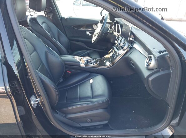 55SWF4KB1GU176855 2016 MERCEDES-BENZ C-CLASS Black Front interior view