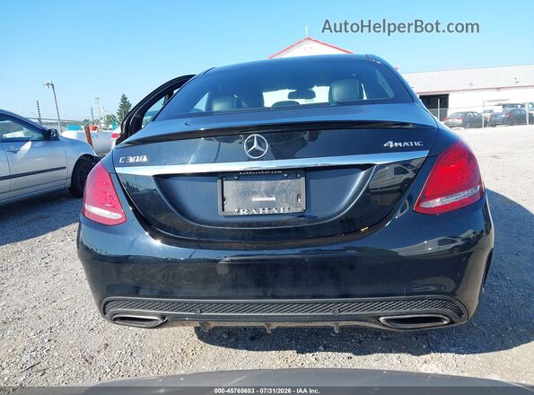 55SWF4KB1GU176855 2016 MERCEDES-BENZ C-CLASS Black 