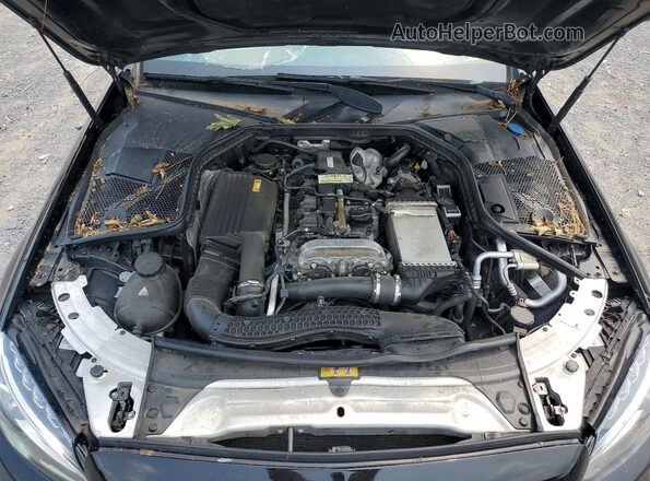 55SWF4KB1HU193222 2017 MERCEDES-BENZ C Black Вид задньої частини салону
