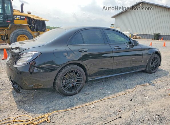 55SWF4KB1HU193222 2017 MERCEDES-BENZ C Black Задня права чверть