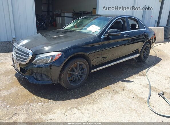 55SWF4KB1HU199019 2017 MERCEDES-BENZ C-CLASS Black Front left