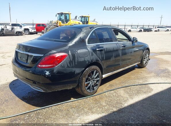 55SWF4KB1HU199019 2017 MERCEDES-BENZ C-CLASS Black Rear right